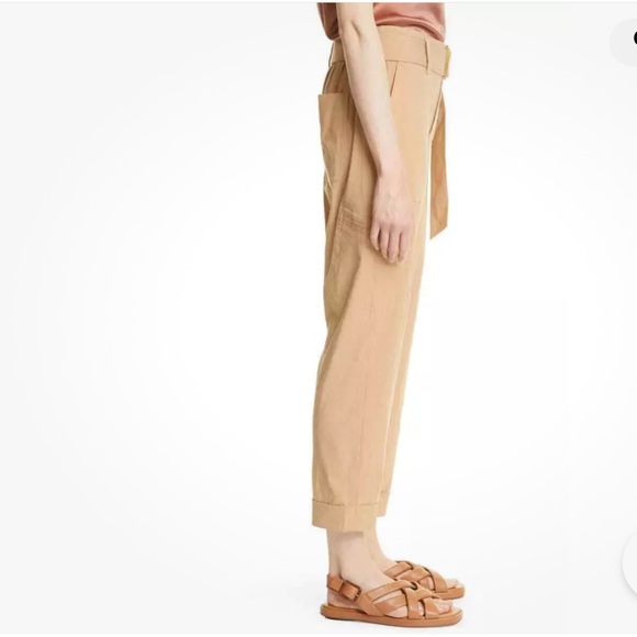 Vince Belted Linen-blend Pant in Natural - Picture 6 of 16
